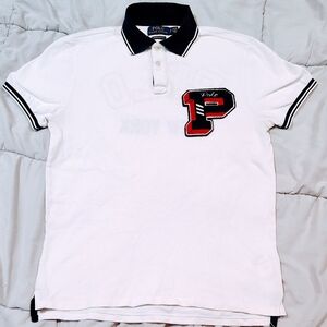 Polo Ralph Lauren “P” Patch Polo Shirt Polo New York Custom Slim Fit Size Small